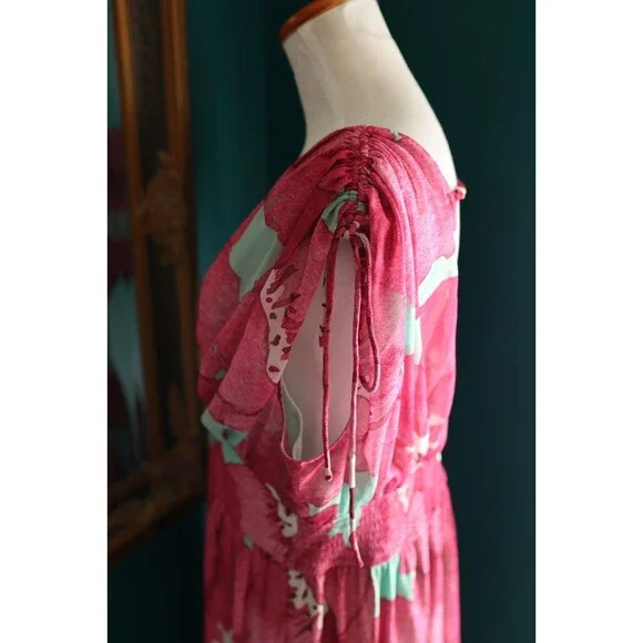 NWT Anthropologie Hutch Yael Sleeveless Maxi Dress Colorful Floral Boho XL - Picture 8 of 16